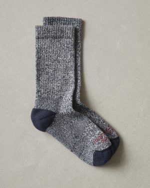 Crew Socks – Marl Navy