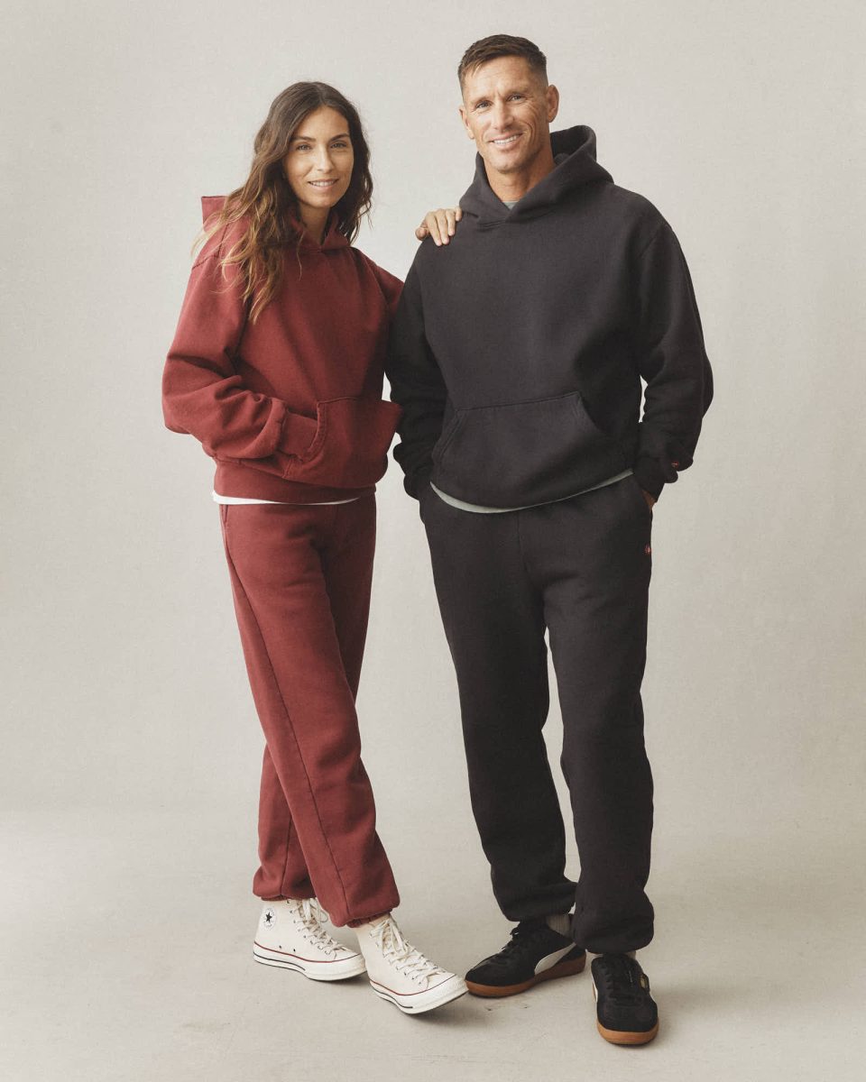 Unisex American Vintage Sweatpant - Tibetan Red