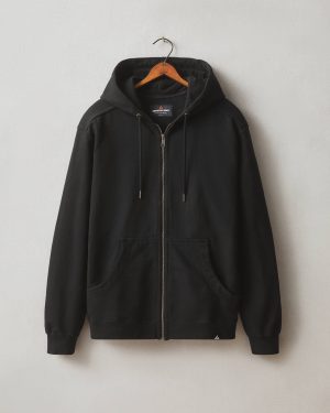 Men’s Relaxed Classic Full Zip – Black