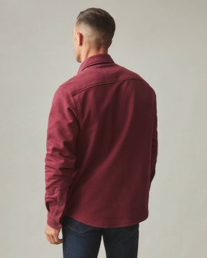 Men’s Redwood Fleece Overshirt – Zinfandel
