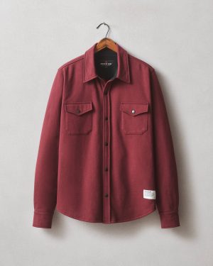Men’s Redwood Fleece Overshirt – Zinfandel