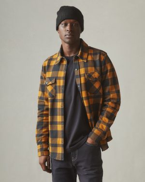 Unisex Redwood Fleece Overshirt – Cathay Spice Plaid