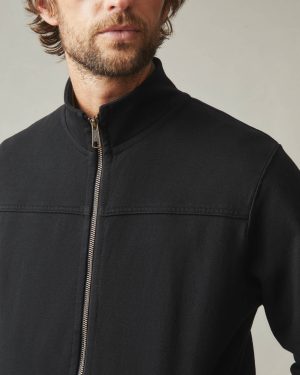Men’s Moto Full Zip – Black