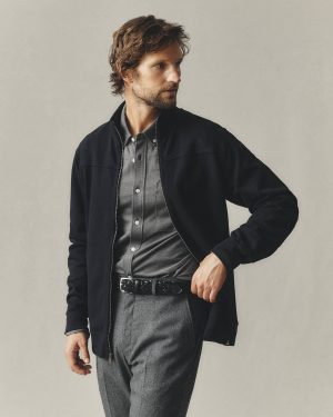 Men’s Moto Full Zip – Black