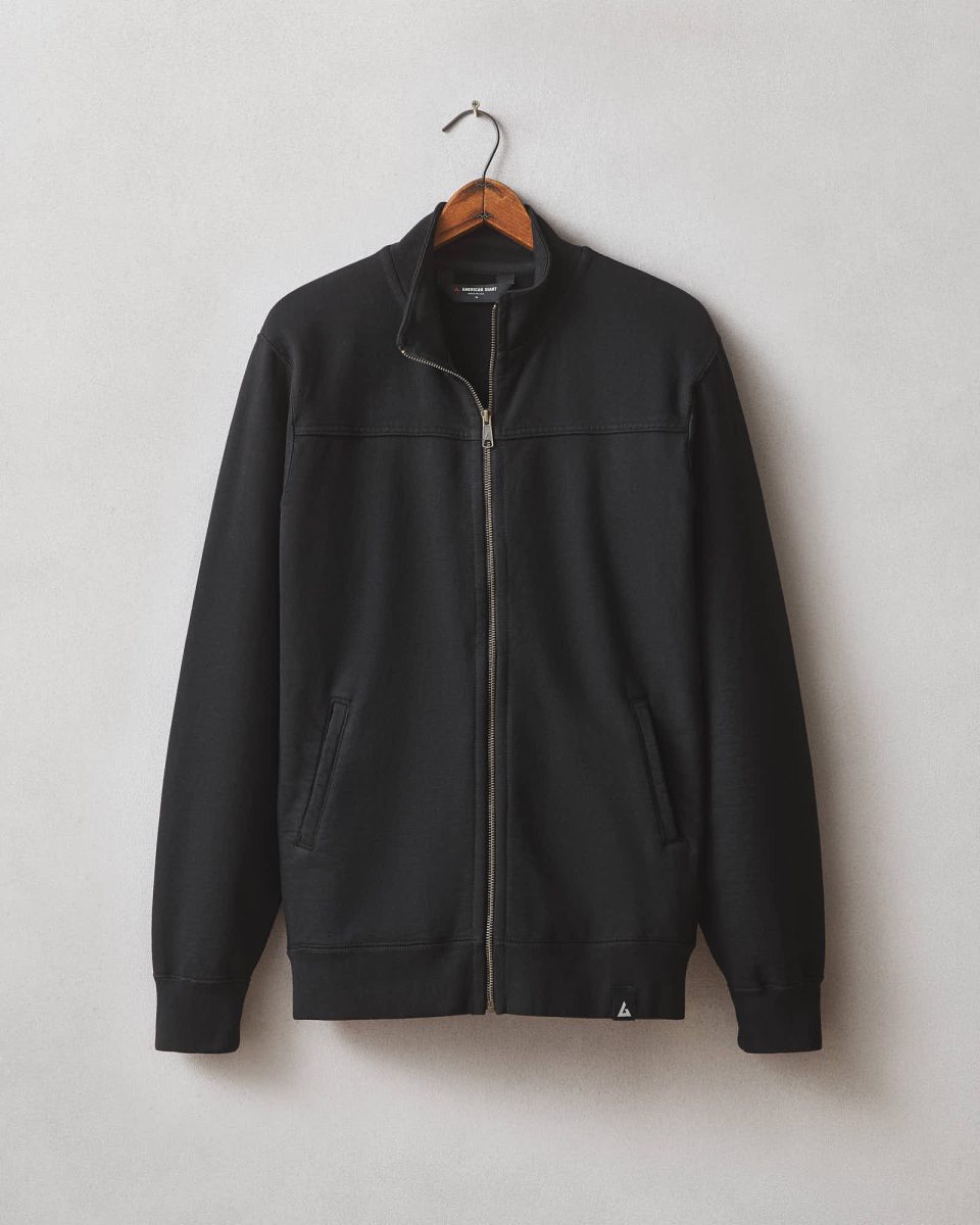 Men's Moto Full Zip - Black