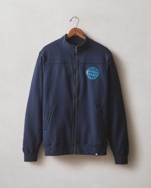 Men’s Moto Full Zip Mike Rowe – Oxford Blue