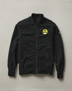 Men’s Moto Full Zip AGPC – Black
