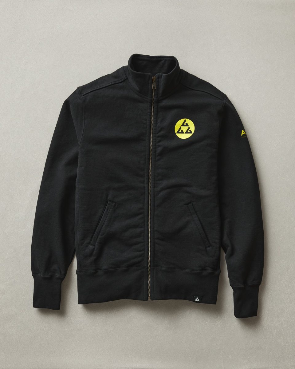 Men's Moto Full Zip AGPC - Black