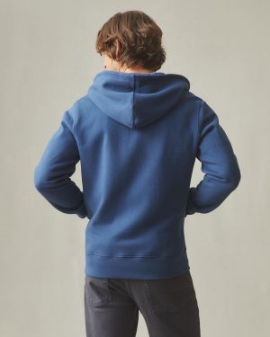 Men’s Midweight Full Zip – Varsity Blue