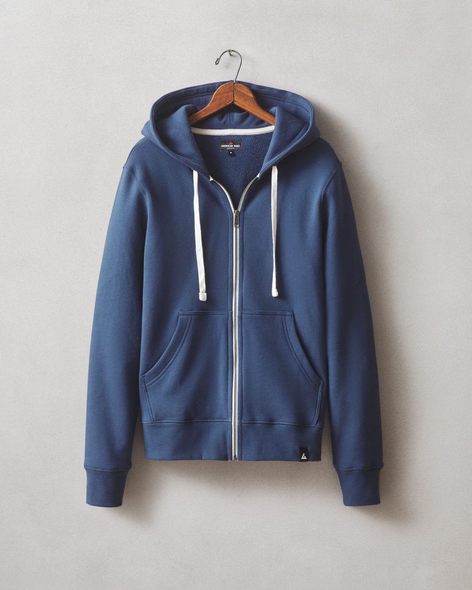 Men's Midweight Full Zip - Varsity Blue