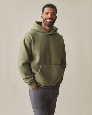 Unisex American Vintage Pullover – Deep Olive