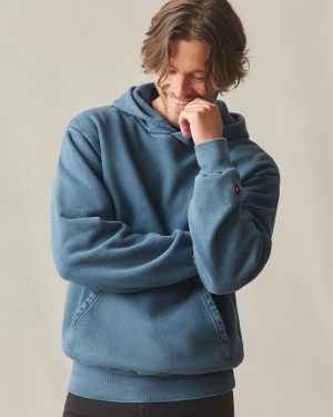 Unisex American Vintage Pullover – Mineral Wash Blue Jean