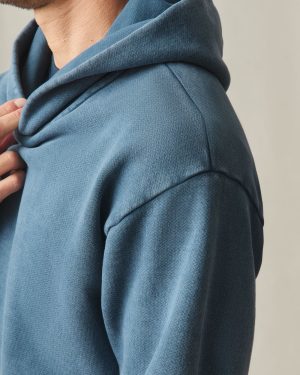 Unisex American Vintage Pullover – Mineral Wash Blue Jean