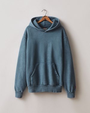 Unisex American Vintage Pullover – Mineral Wash Blue Jean