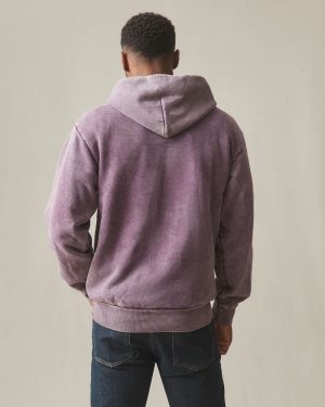 Unisex American Vintage Pullover – Mineral Wash Italian Plum