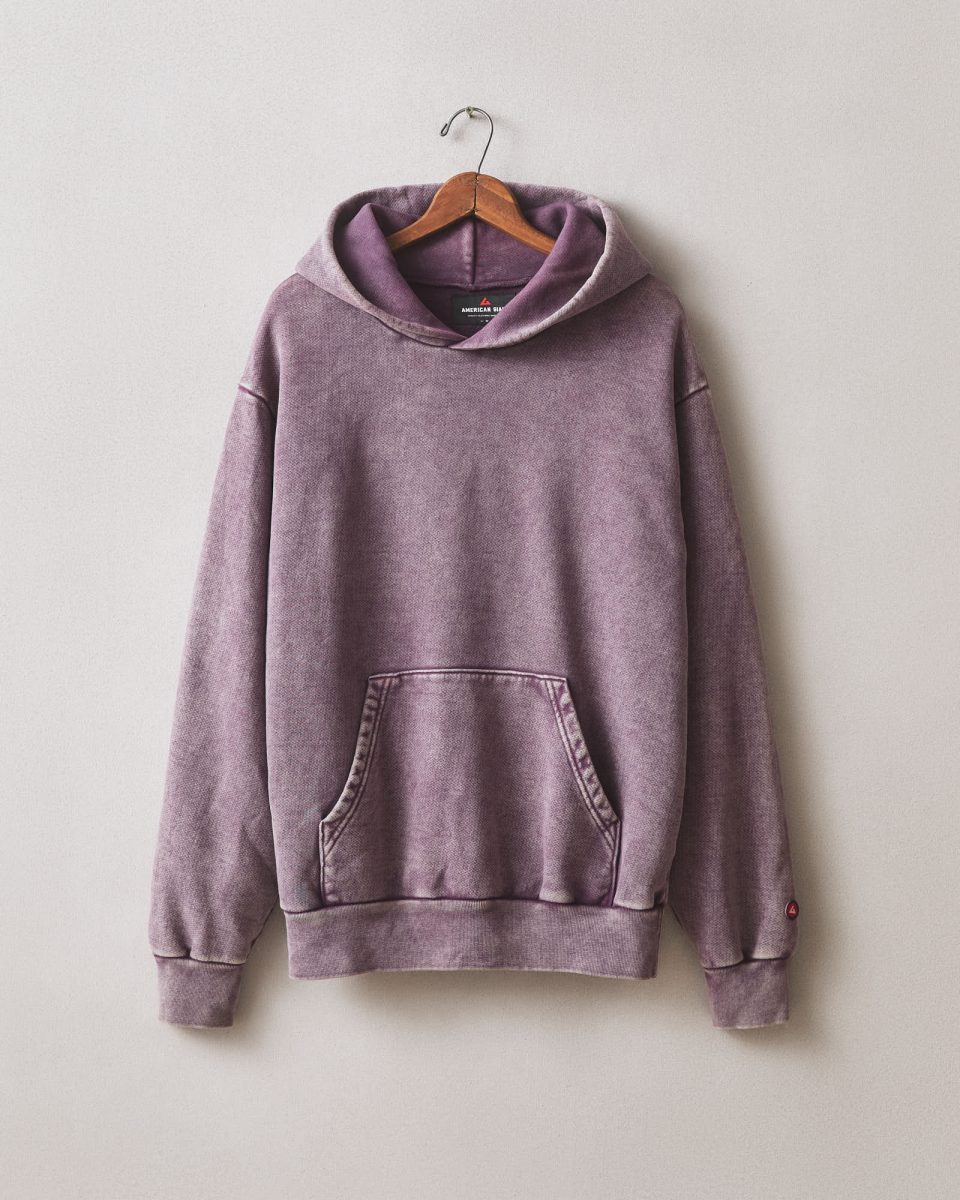 Unisex American Vintage Pullover - Mineral Wash Italian Plum