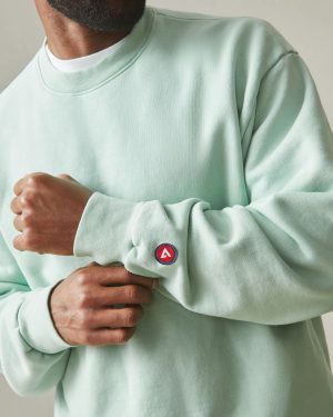 Unisex American Vintage Crew – Grayed Jade