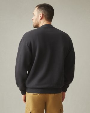 Unisex American Vintage Crew – Washed Black