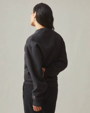 Unisex American Vintage Crew – Washed Black