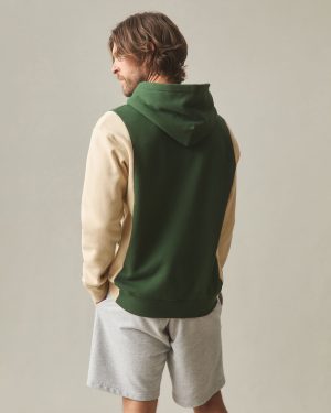Men’s Colorblock Midweight Pullover – Safari Green Moss
