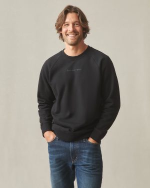Men’s Midweight Crewneck – Black