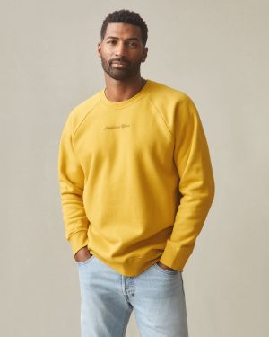 Men’s Midweight Crewneck – Nugget Gold