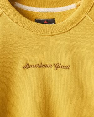 Men’s Midweight Crewneck – Nugget Gold