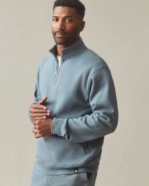Men’s Midweight Half Zip – Stormy Weather