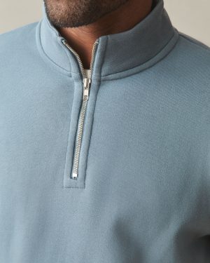 Men’s Midweight Half Zip – Stormy Weather