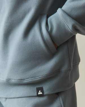 Men’s Midweight Half Zip – Stormy Weather