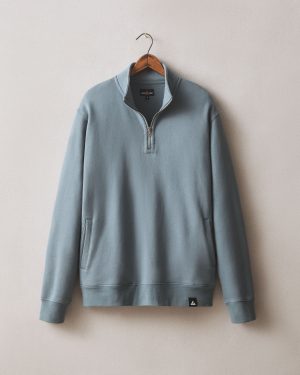 Men’s Midweight Half Zip – Stormy Weather