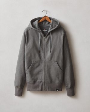 Men’s Classic Full Zip – Dark Charcoal