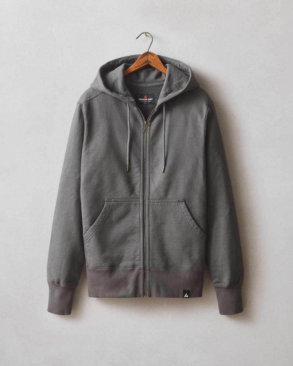 Men's Classic Full Zip - Dark Charcoal