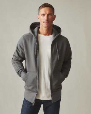 Men’s Classic Full Zip – Dark Charcoal