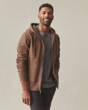 Men’s Classic Full Zip – Chestnut
