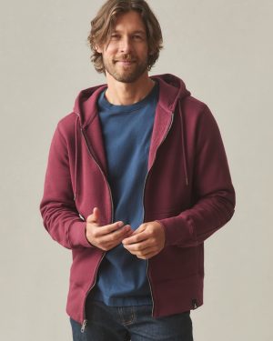 Men’s Classic Full Zip – Zinfandel