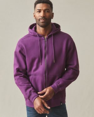 Men’s Relaxed Classic Full Zip – Italian Plum