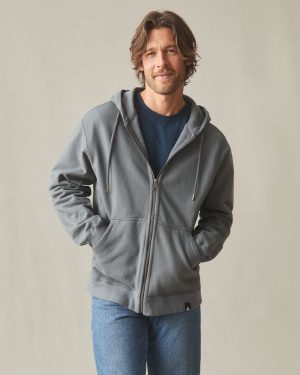 Men’s Relaxed Classic Full Zip – Lava Smoke