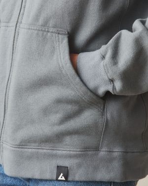 Men’s Relaxed Classic Full Zip – Lava Smoke