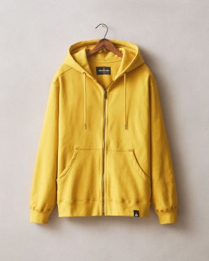 Men’s Relaxed Classic Full Zip – Nugget Gold