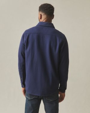 Unisex Redwood Fleece Overshirt – True Navy