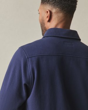 Unisex Redwood Fleece Overshirt – True Navy