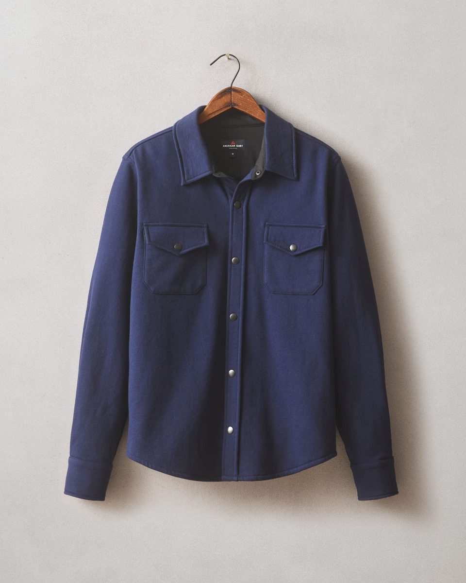 Unisex Redwood Fleece Overshirt - True Navy