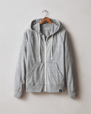 Men’s Lightweight Full Zip – Dark Charcoal Heather