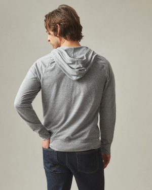 Men’s Lightweight Full Zip – Dark Charcoal Heather