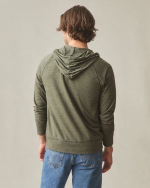 Men’s Lightweight Full Zip – Forest Night Heather
