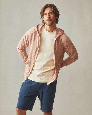 Men’s Lightweight Full Zip – Canyon Clay Heather