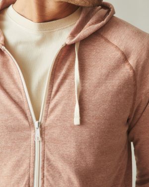 Men’s Lightweight Full Zip – Canyon Clay Heather