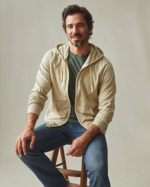 Men’s Lightweight Full Zip – Buckwheat Heather