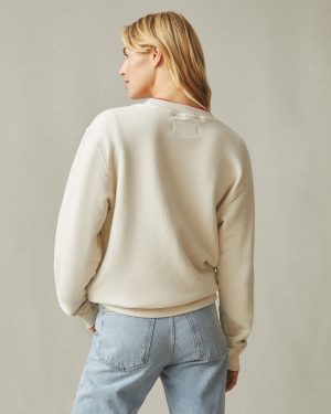 Unisex Relaxed French Terry USA Crew – Turtledove